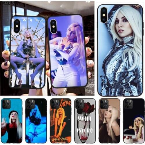 Ava Max Sweet But Psycho Phone Case for iphone 12 pro max 11 pro XS MAX 8 7 6 6S Plus X 5S SE 2020 XR case