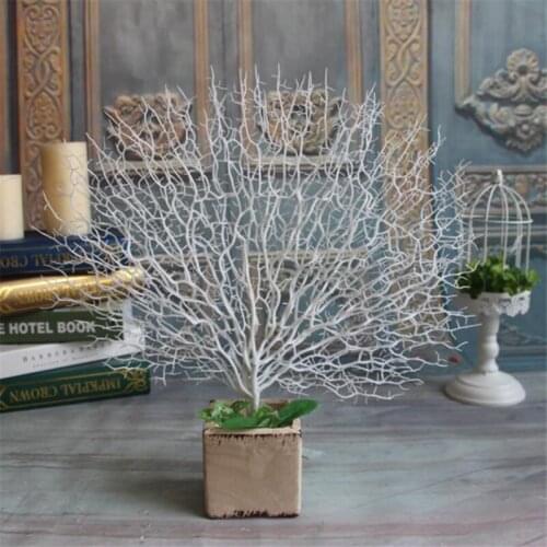 Flower Arrangement Artificial Plants Simulation Art Coral Branches Simulation Flower Plastic Fake Coral Branches Home Decor