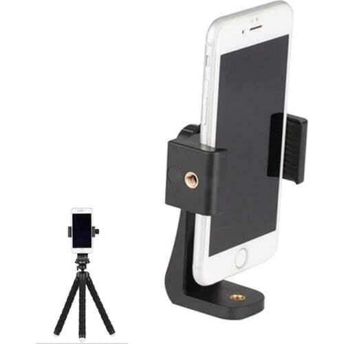 Cell Phone Holder Clip Holder Mount For iPhone Camera 360 Degree Universal Smartphone Tripod Adapter