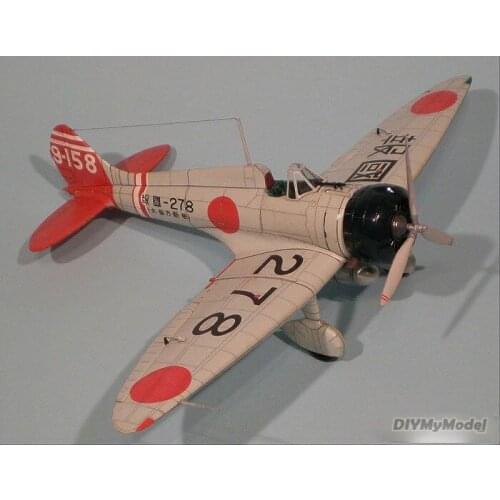 DIYMyModeI Japanese A5M4 Claude carrier based fighter DIY Handcraft Paper Model KIT Handmade Toy Puzzles Gift Movie props