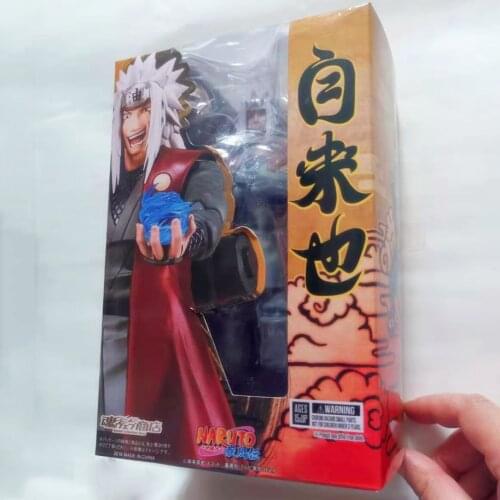 Shf Jiraiya Action Figure Model Toys For Children Anime Naruto Sasuke Itachi Face Changing Doll Collectibles Display Decor Gifts