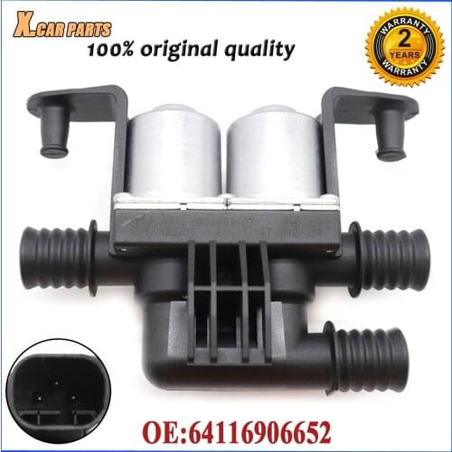 64116906652 Heater Control Valve Solenoid For BMW E60 E63 E65 E66 535i 535i xDrive 535xi 545i 550i 645Ci X5 5 6 7 Series