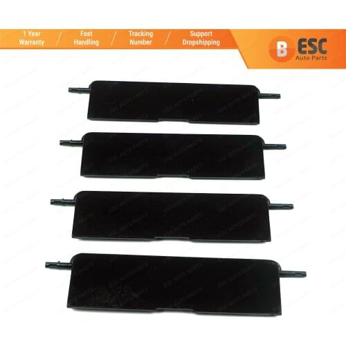 ESR555-1 4x Panoramic Roof Glass Sunroof Molding Port Bag Cover Rail Lid Trim 2126902882 for Mercedes E Class W212 S212 96*30 mm