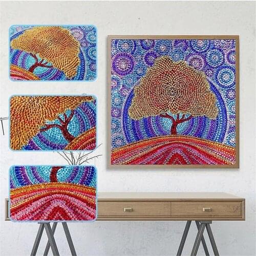 EverShine Special Shape Diamond Mosaic Tree Diamond Painting Scenery Picture Of Rhinestone Diamond Embroidery Sale Handmade Art