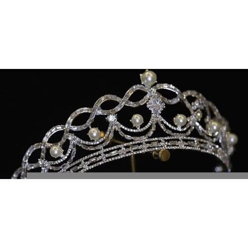 New Bridal Rhinestone tiaras novia Wedding Princess Accessories Graceful Royal Wedding Crown
