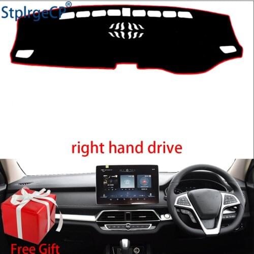 Car Dashboard Cover Mat for BYD SONG song DM 2019 Right Hand Drive Dashmat Pad Dash Mat Covers Dashboard Accessories