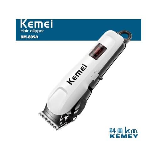Kemei KM-809A Professional Hair Clipper LCD Display Household Rechargeable Trimmer Haircut Clipper Cutter Styling Tool