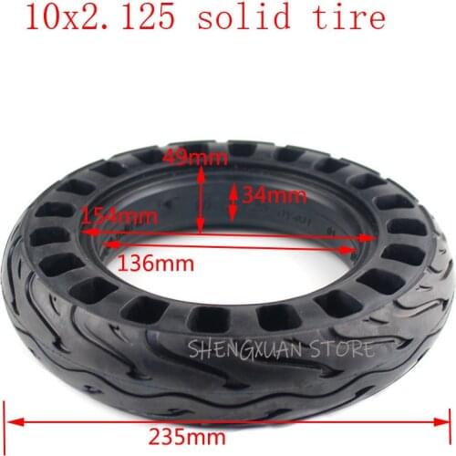 NEW 10x2.125 / 10x2 honeycomb Solid Tyre for Smart Electric Balancing Scooter 10 inch Electric Scooter Tubeless Wheel solid tire