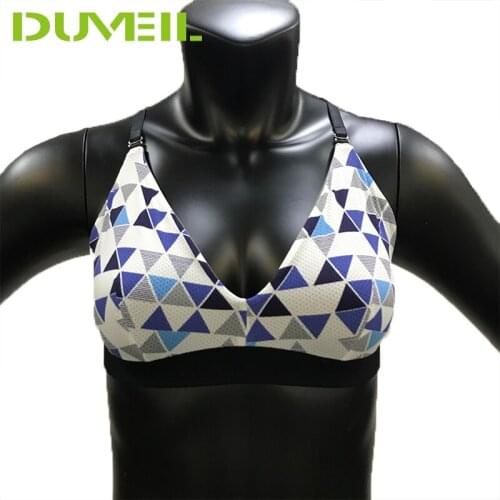 2018 New Comfortable Push Up Bra Shakeproof Bra Wireless Padded Top Vest Fitness Underwear For Women Workout Brassiere