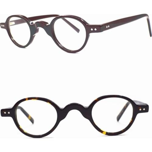Oval Vintage Spring Hinges Hand Made Men Women Eyeglass Frames Full Rim Glasses Rx able Top Quality