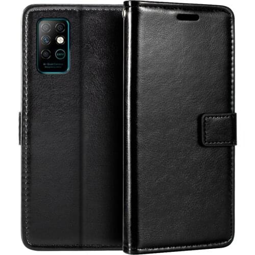 Luxury Retro Wallet Stand Flip Leather Case For Infinix Note 10 Pro NFC Zero 8 Hot 9 Play X680 Note 7 Hot 6 S4 S5 Lite Pro