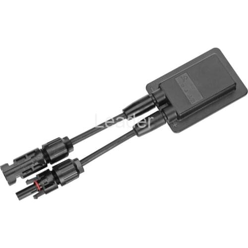 Solar Photovoltaic Junction Box 2 Rail PV Cell Box with Connector and Cable for Solar Panel 50pcs/lot