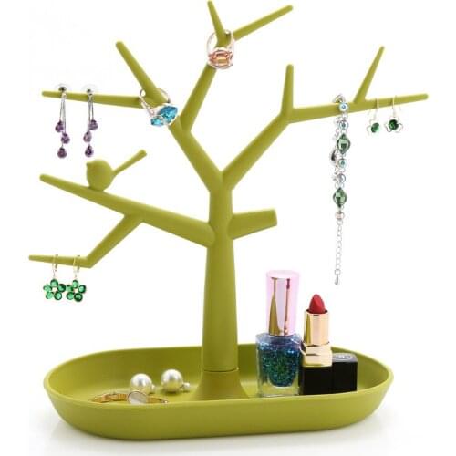Tree Shape Jewelry Storage Rack Pendant Ring Earrings Jewelry Display Holders Jewelry Organizer Fashion Gifts For Woman