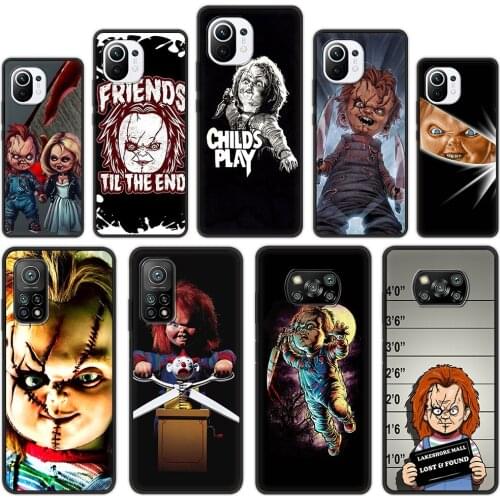 Chucky Fundas Shockproof Phone Case For Xiaomi Poco X3 NFC M3 Pro 9T 11 Note 10 10T Lite 5G Soft Cover Shell Coque Silicone TPU