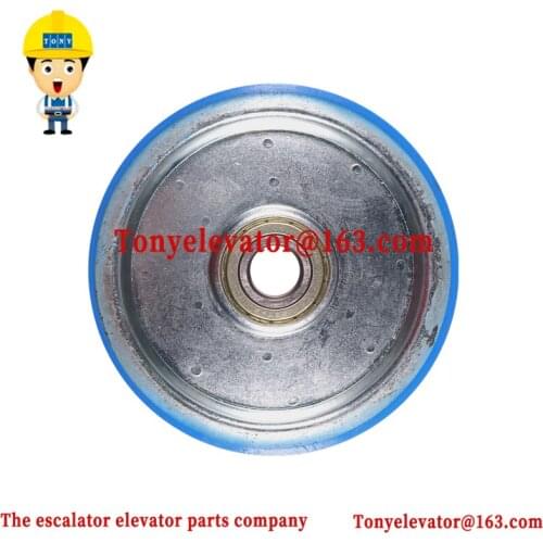 Elevator Rope Roller Double Grooves 140x20x6204 BLUE 140*20*6204