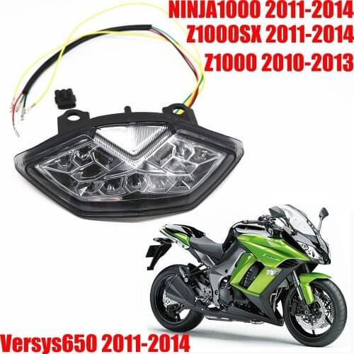 For KAWASAKI Z1000 SX Z1000SX Z 1000SX Ninja Z 1000 SX Motorcycle Integrated Blinker Lamp Rear Tail Light Brake Turn Signals