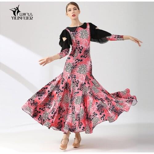 2021 New ballroom dance competition dress dance ballroom waltz dresses standard dance dress women ballroom dress 2107