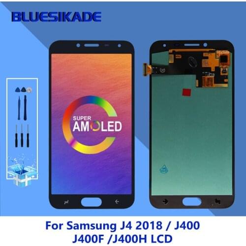 For AMOLED Samsung Galaxy J4 2018 J400 LCD Display Touch Screen Digitizer For J400F J400H J400P J400M J400G Replacement Parts