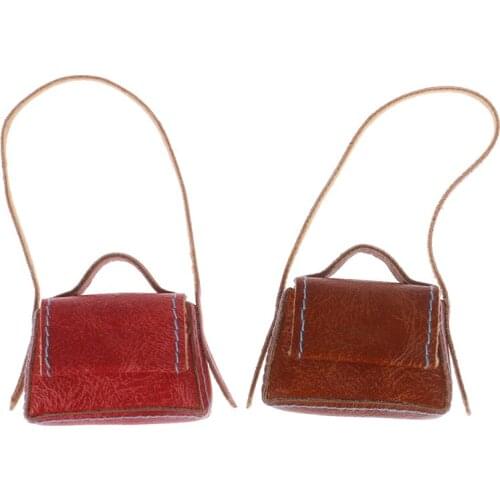 1Pc Fashion 1/6 1/12 Doll Accessories Dollhouse Miniature Shoulder Bags