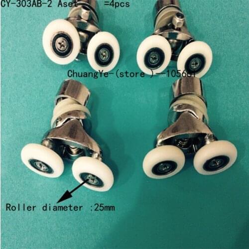 25mm Shower door rollers wheels pulleys pulley