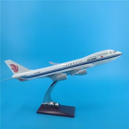 40CM 1:200 Scale Boeing B747 Air China Airline Airplane Model Toys Aircraft Diecast Wooden Alloy Plane Airliner Display Gifts