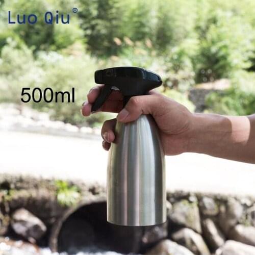 5 pcs/lot Stainless Steel Oiler Oil Spray Bottle Fuel Injector Sprayer Pot Gravy Boats Kitchen Tools Injection BBQ useful 500ml