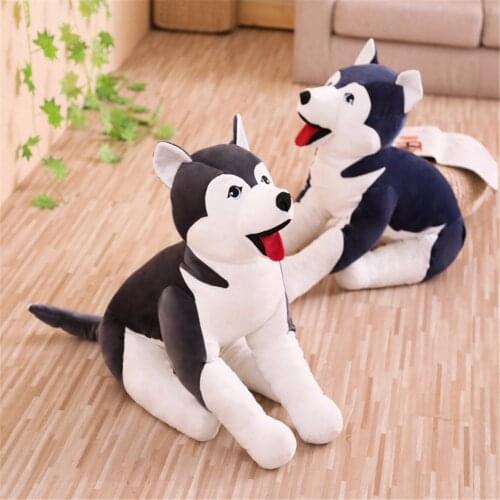60/90cm giant Cartoon Sitting Plush Stuffed Dog Big Toy Husky Inu Dog Doll Lovely Animal Children Birthday Gift Kid Corgi Pillow