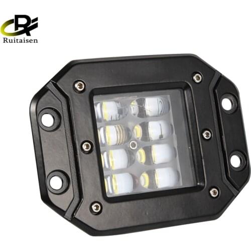 9D 80W LED Work Light Bar 5" Strobe Driving Fog Flood Light DRL Offroad Led Work Lamp For Trucks SUV ATV Led Light Bar