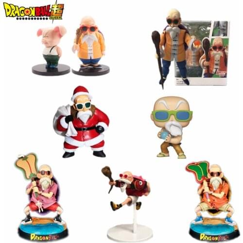 Anime Figure Dragon Ball Z Master Roshi PVC Figurine Santa Kame Sennin Figma Super Saiyan Juguetes Model Toys DBZ Collectible