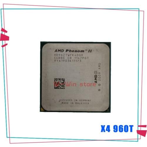 AMD Phenom II X4 960T 3.0 GHz Quad-core CPU Processor HD96ZTWFK4DGR Socket AM3