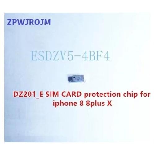 10pcs ESDZV5-4BF4 DZ201_E DZSIM_K SIM CARD protection chip for iphone 8 8plus X