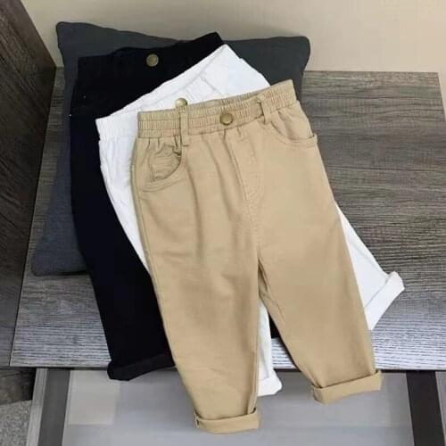 Childrens Pants Spring And Autumn New Style Trousers Men And Women Baby Casual Pants Trendy Pants Western Style