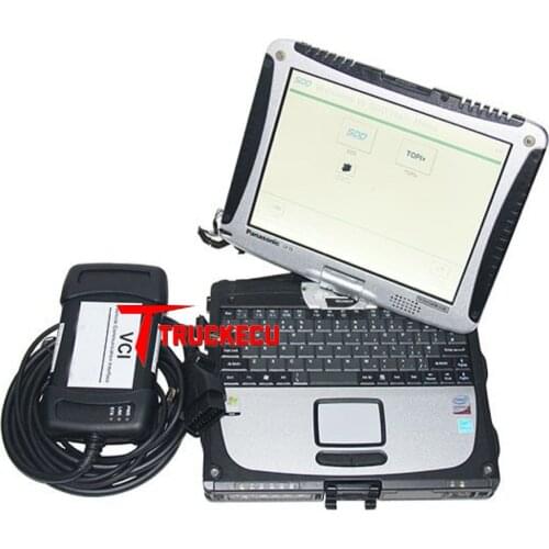 For JLR diagnostic scanner tool JLR SDD diagnostic and J2534 programming with CF19 Panasonic laptop obd II Diagnostic Tool