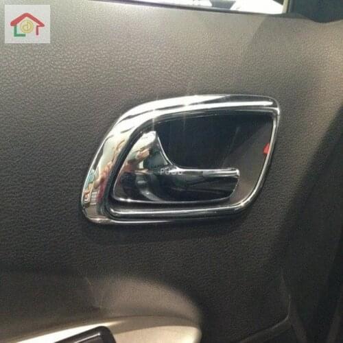 For dodge journey fiat freemont 2013 2014 2015 2016 ABS Car Armrest Inner Door Handle Bowl Cover Trim interior accessories