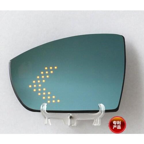 For Ford Kuga Ecospor heating blue wide angle Multi-curvature LED turn signal arrow lamp heat out door rear view Mirror