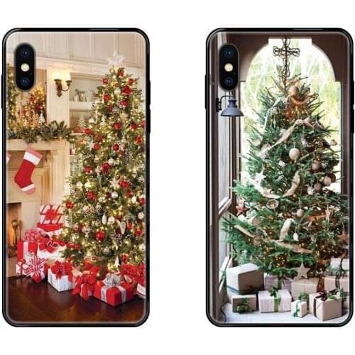 For Huawei Honor 6A 7A 7X 8C 8X 9 9A 9I 9X 10 10I 20 20I 20S Lite Pro Christmas Tree Adults Black Soft Personalized Pattern