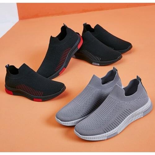 Breathable And Comfortable Casual Shoes, Lightweight Sports Shoes, Flying Woven Sports Shoes, Mens New Spring 2021