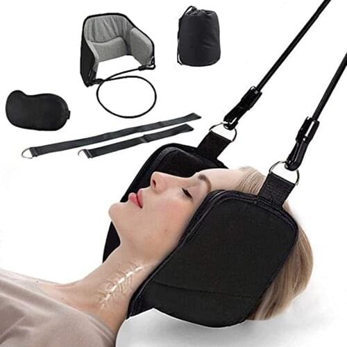 Neck Hammock,Portable Decompression Cervical Traction Device, Neck And Shoulder Pain Relief And Physical Therapy Head Hammock