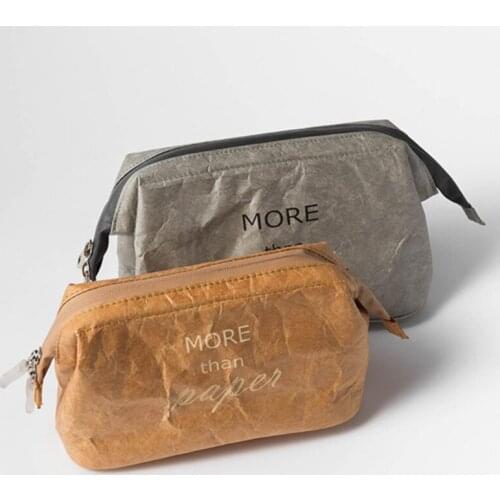 PUBGS Makeup Bags for Women 2020 DuPont Paper Bag Light Portable Cosmetic Bag Storage Waterproof High Quality Wear Resistant