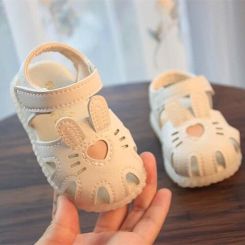0-1-2 years old love summer girls sandals girls baby soft soled walking shoes Princess Shoes 3 childrens shoes