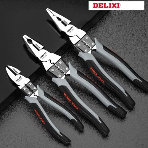 DELIXI multifunctional wire pliers, needle-nose pliers, diagonal pliers, cable pliers
