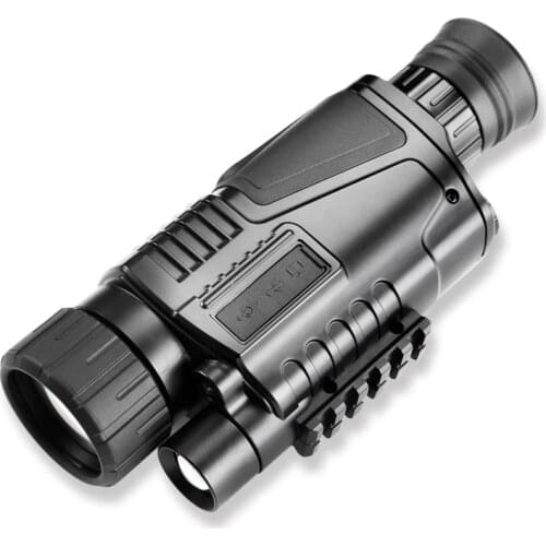 Night vision 5x40 digital infrared no thermal with video camera Night monocular weapon sight