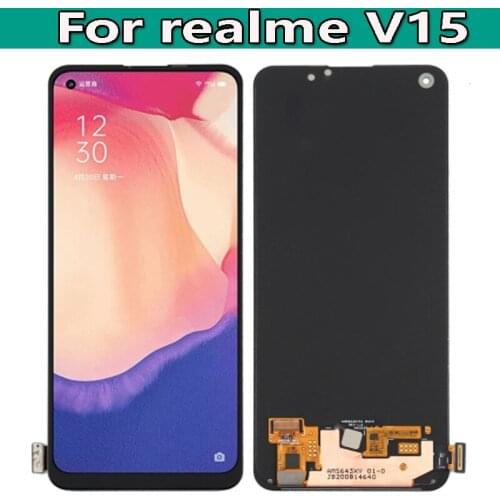 Original LCD Display Touch Screen Digitizer Assembly 6.4" For Realme V15 5G
