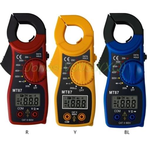 Portable MT87 Digital Clamp Ammeter Multimeter With Measurement AC/DC Voltage Tester (AC Current) Resistance Multi Test