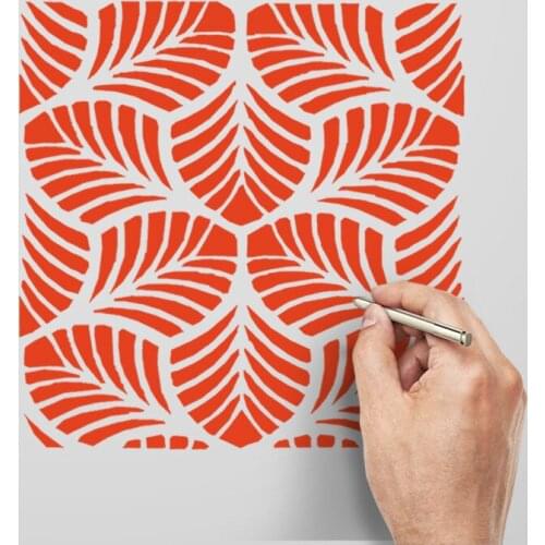 13*13 Leaves Layering Stencils for Diy scrapbook/photo album Decorative Embossing coloring,painting stencil,home decor