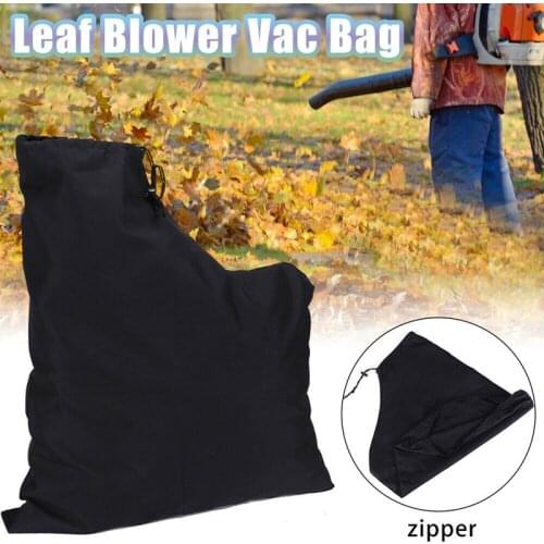 Zippered Type Leaf Blower Vacuum Bag Lawn Garden Leaf Shredder Collection Bag Replacement Storage Cleaner Bag Garden Tool