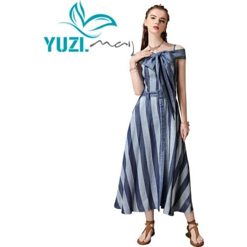 Летние платья с открытыми плечами Yuzi.may China At AliExpress