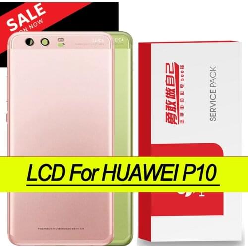 Original Back Housing Replacement for HUAWEI P10 Back Cover Battery Glass Huawei P10 with Camera Lens adhesive Sticker