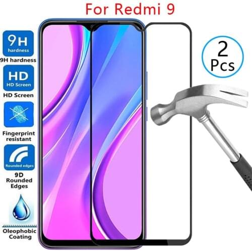 9d screen protector tempered glass case on redmi 9 cover for xiaomi redmi9 global 6.53 protective phone coque bag readmi redmy