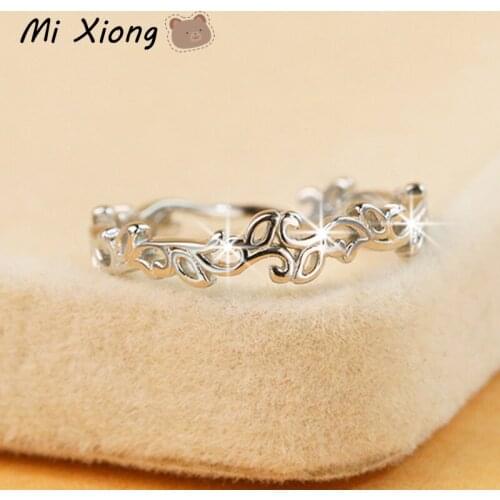 Mi Xiong Real Sterling Silver 925 Rings for Women Original Design Hollow Luxury Unique Elegant Charm Wedding Brand Jewelry Gift